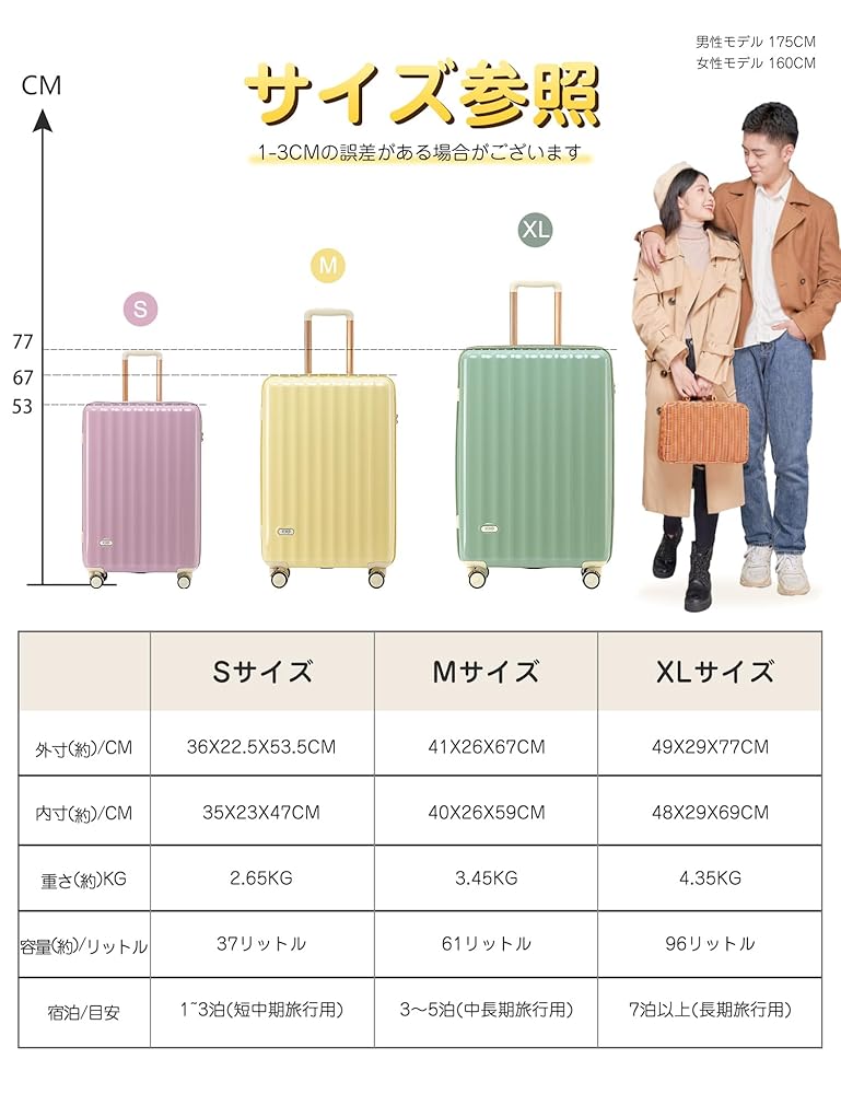 カズッカズ〰ッッ‼️ 　　TABITORA【タビトラ】スーツケース Lサイズ カズッカズ〰ッッ‼️ TABITORA【タビトラ】スーツケース Lサイズ